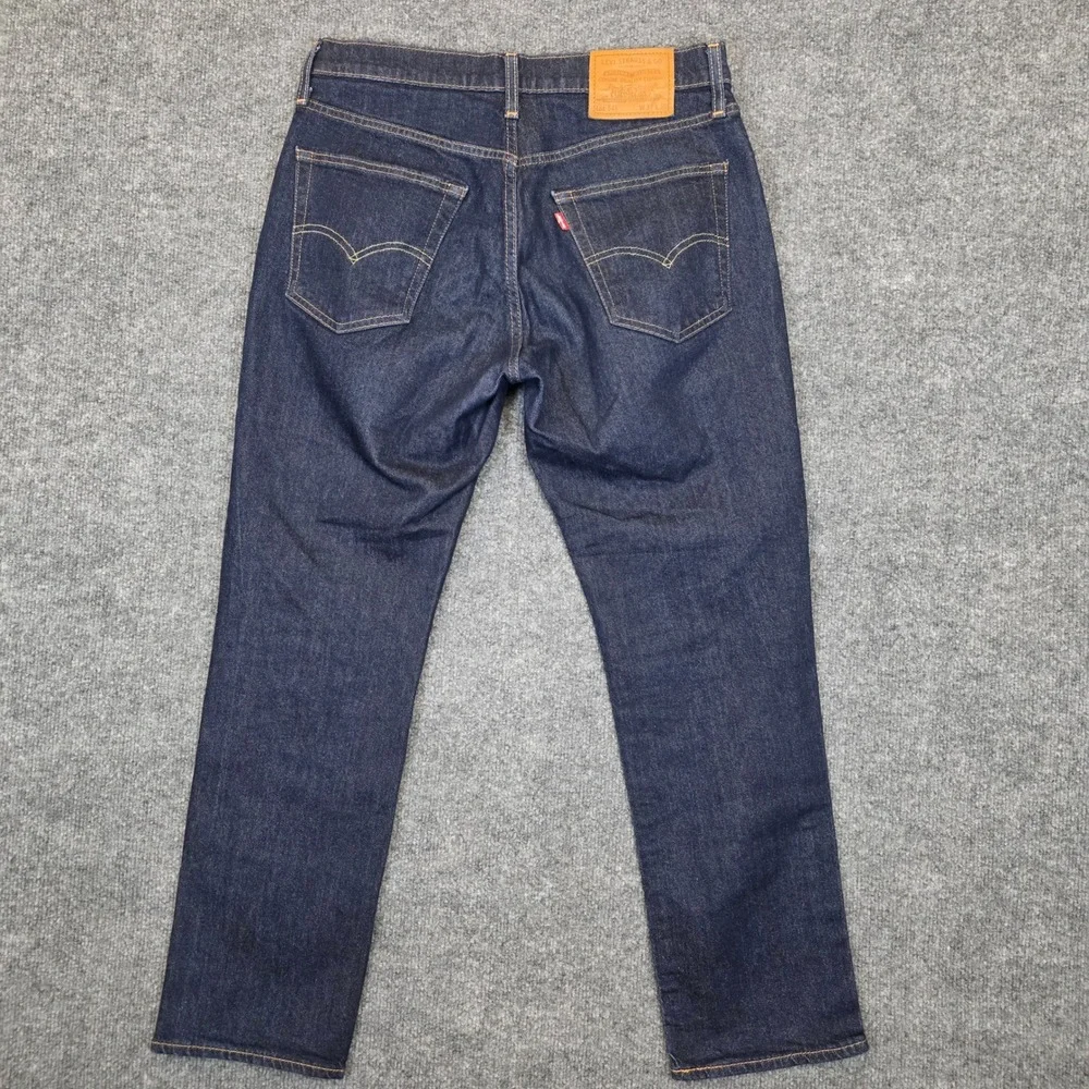 Levis 541 Jeans Mens 31x28 Dark Denim Blue Athletic Fit Tapered Leg Straight